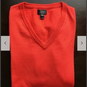 J Crew Merino Wool V-neck Sweater